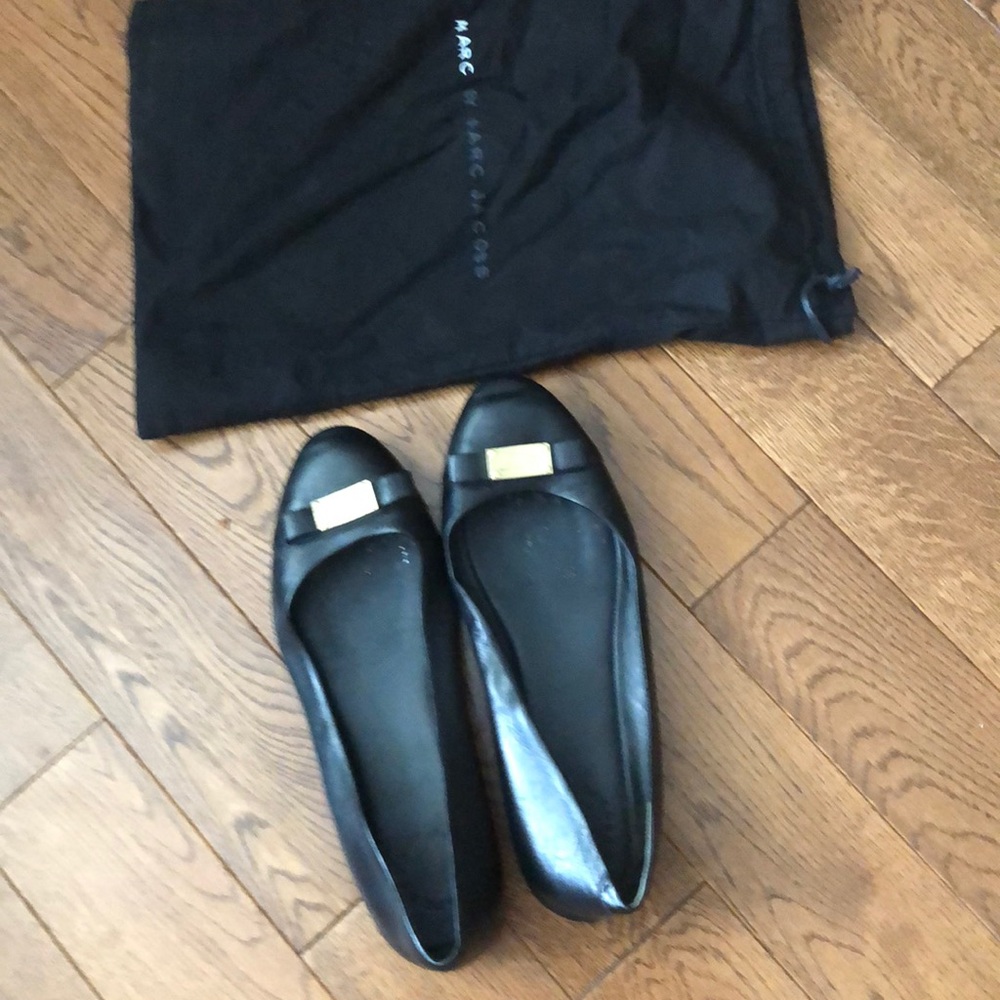 Marc by Marc Jacobs logo plaque ballet flat